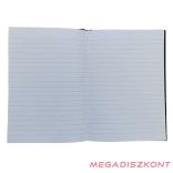 Beírókönyv vonalas JUNIOR A/5 80 lapos Diorama keményfedeles egyszínű