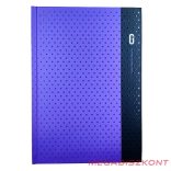 Beírókönyv vonalas JUNIOR A/5 80 lapos Diorama keményfedeles egyszínű