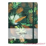 Jegyzetfüzet vonalas SPOKO A/5 96 lapos gumis keményfedeles levelek