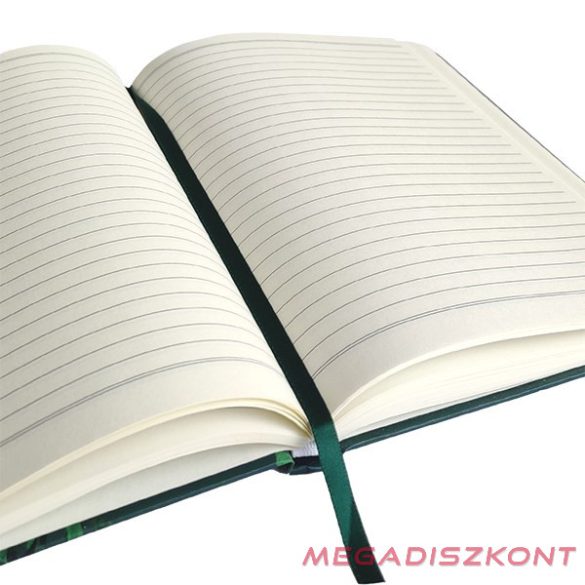 Jegyzetfüzet vonalas SPOKO A/5 96 lapos gumis keményfedeles levelek