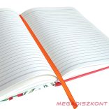 Jegyzetfüzet vonalas SPOKO A/5 96 lapos gumis keményfedeles tukán