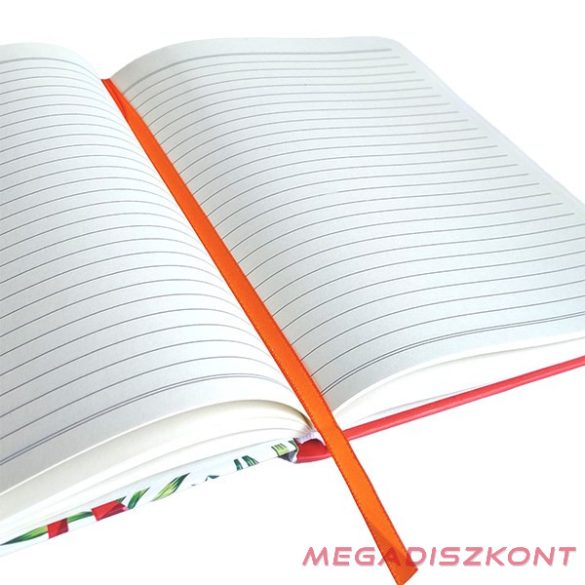 Jegyzetfüzet vonalas SPOKO A/5 96 lapos gumis keményfedeles tukán
