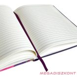 Jegyzetfüzet vonalas SPOKO A/5 96 lapos gumis keményfedeles flamingó