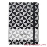 Jegyzetfüzet vonalas SPOKO A/5 96 lapos gumis keményfedeles mozaik