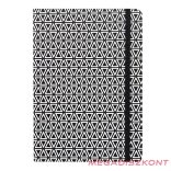 Jegyzetfüzet vonalas SPOKO A/5 96 lapos gumis keményfedeles háromszög