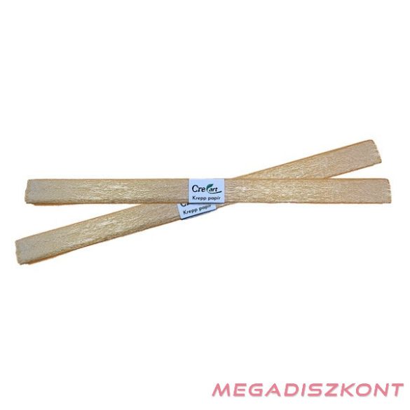 Krepp papír 50x200cm gyöngyház arany