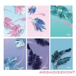 Füzet vonalas STREET A/4 54 lapos Botanic margóval