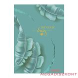 Füzet vonalas STREET A/4 54 lapos Botanic margóval