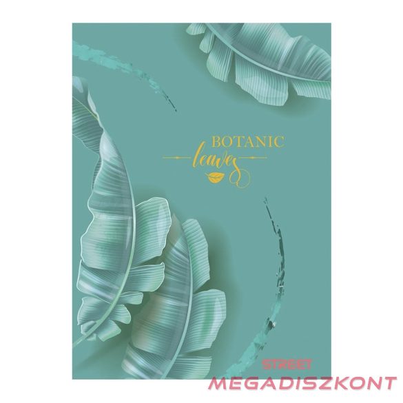 Füzet vonalas STREET A/4 54 lapos Botanic margóval