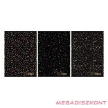 Füzet vonalas STREET A/4 54 lapos Black&Gold margóval