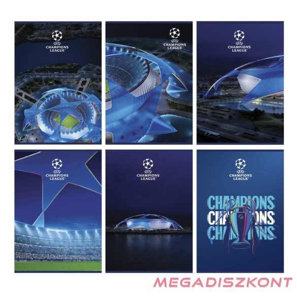 Füzet vonalas CHAMPIONS LEAGUE A/4 54 lapos margóval