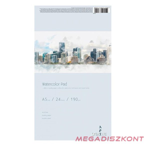 Akvarell rajztömb CREATIVE A/5 190 g 24 íves