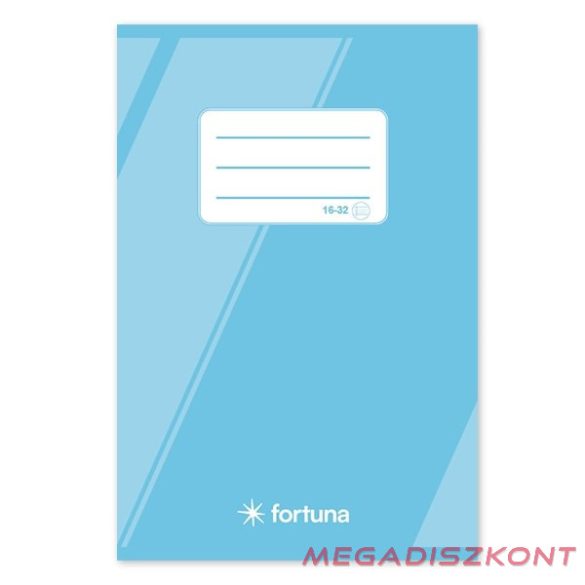 Füzet vonalas FORTUNA Basic A/5 32 lapos 16-32 2.osztályos