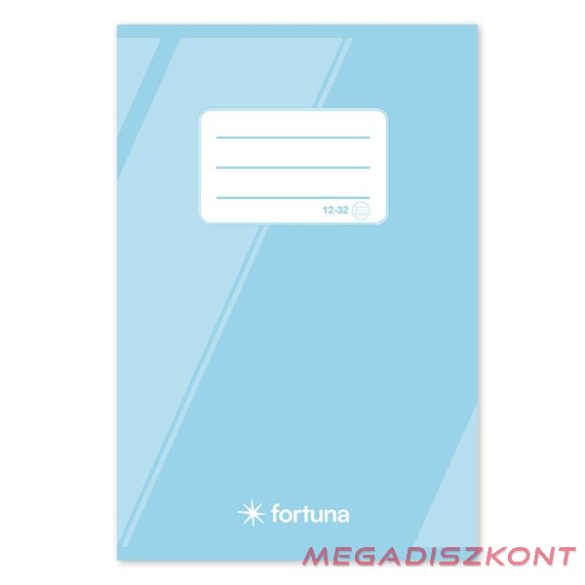 Füzet vonalas FORTUNA Basic A/5 32 lapos 12-32 3.osztályos
