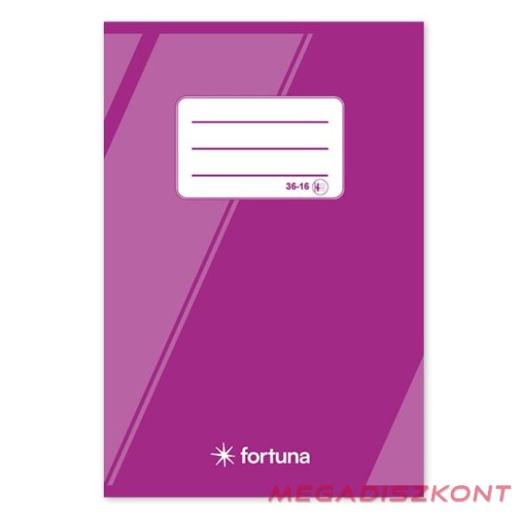 Hangjegyfüzet FORTUNA Basic A/5 16 lapos 36-16