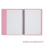 Jegyzetfüzet vonalas PASTELINI A/5 60 lapos spirálos keményfedeles
