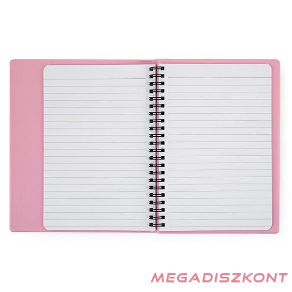 Jegyzetfüzet vonalas PASTELINI A/5 60 lapos spirálos keményfedeles