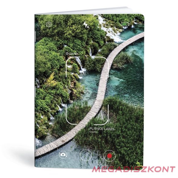 Füzet vonalas LIPAMILL A/4 40 lapos Postcard