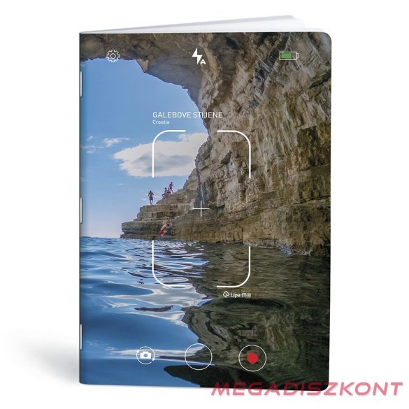 Füzet vonalas LIPAMILL A/4 40 lapos Postcard