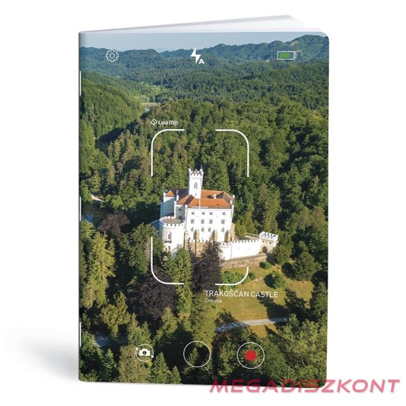 Füzet vonalas LIPAMILL A/4 40 lapos Postcard