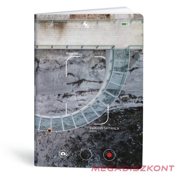 Füzet kockás LIPAMILL A/4 40 lapos Postcard