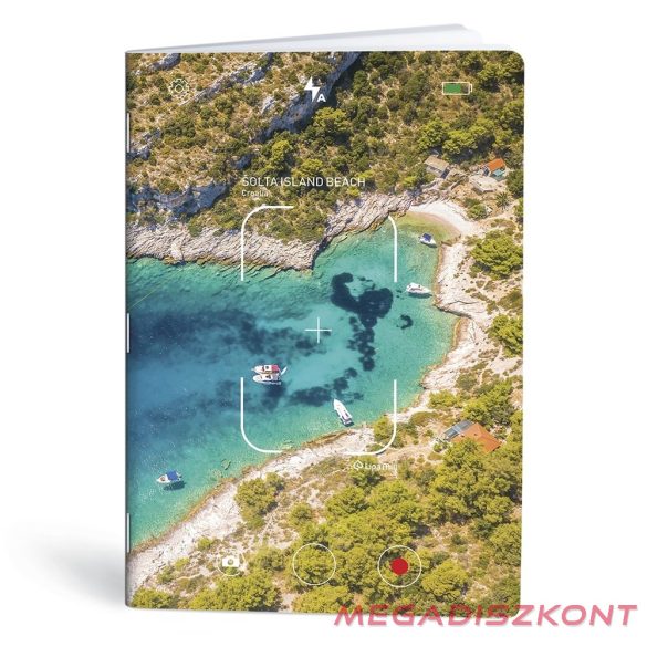 Füzet kockás LIPAMILL A/4 40 lapos Postcard