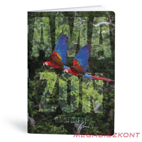 Füzet vonalas LIPAMILL A/4 40 lapos Travel