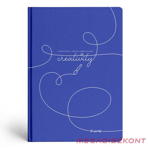 Beírókönyv vonalas LIPAMILL A/4 96 lapos keményfedeles