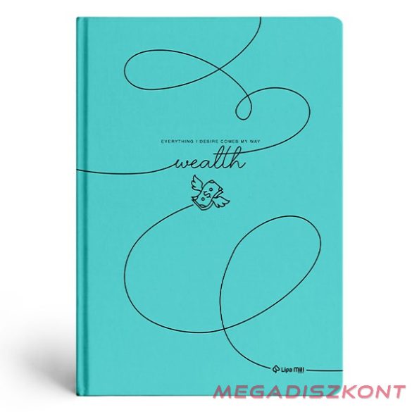 Beírókönyv vonalas LIPAMILL A/4 96 lapos keményfedeles