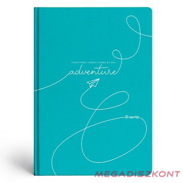 Beírókönyv vonalas LIPAMILL A/4 96 lapos keményfedeles