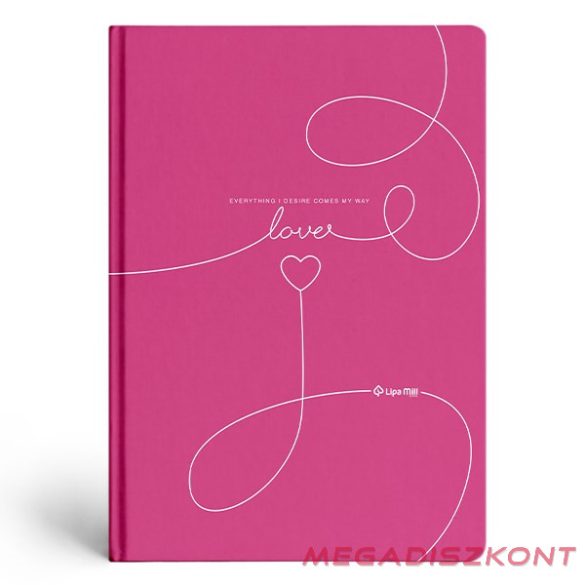 Beírókönyv kockás LIPAMILL A/4 96 lapos keményfedeles