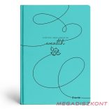 Beírókönyv kockás LIPAMILL A/4 96 lapos keményfedeles