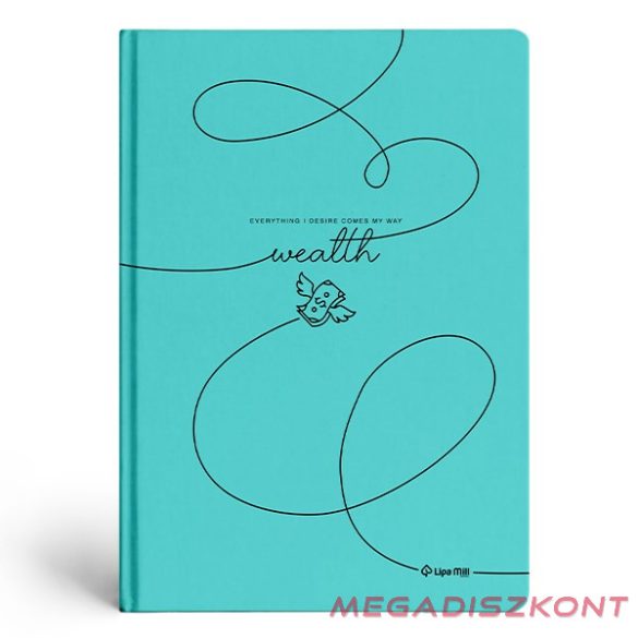 Beírókönyv kockás LIPAMILL A/4 96 lapos keményfedeles