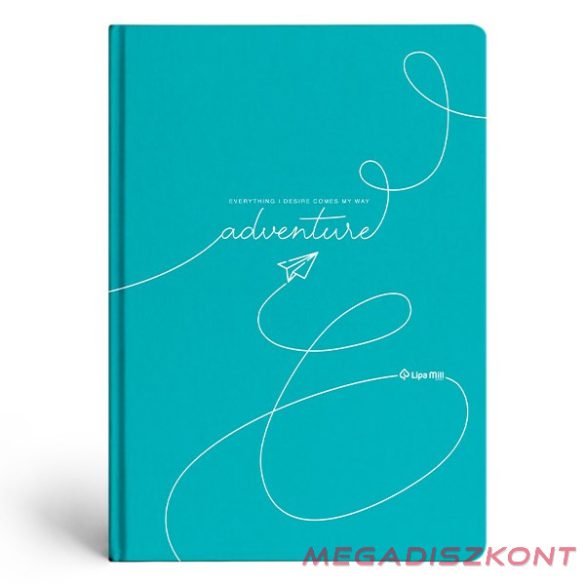 Beírókönyv kockás LIPAMILL A/4 96 lapos keményfedeles