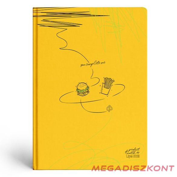 Beírókönyv kockás LIPAMILL A/5 96 lapos keményfedeles