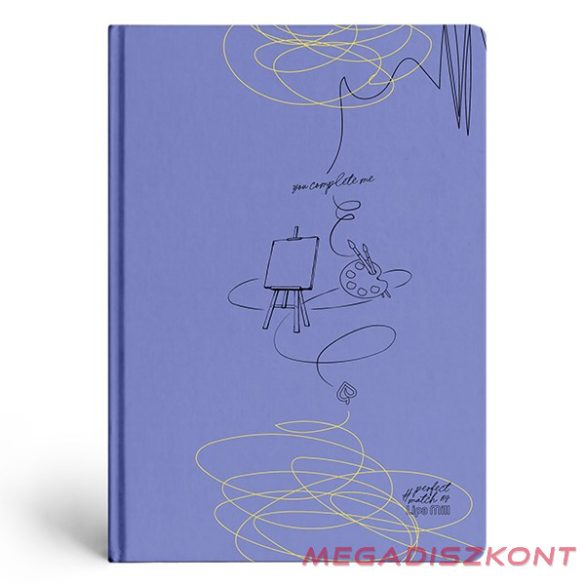 Beírókönyv kockás LIPAMILL A/5 96 lapos keményfedeles