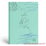 Beírókönyv kockás LIPAMILL A/5 96 lapos keményfedeles