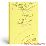 Beírókönyv kockás LIPAMILL A/5 96 lapos keményfedeles