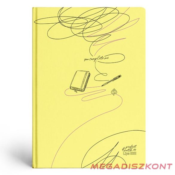 Beírókönyv kockás LIPAMILL A/5 96 lapos keményfedeles