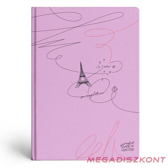 Beírókönyv kockás LIPAMILL A/5 96 lapos keményfedeles