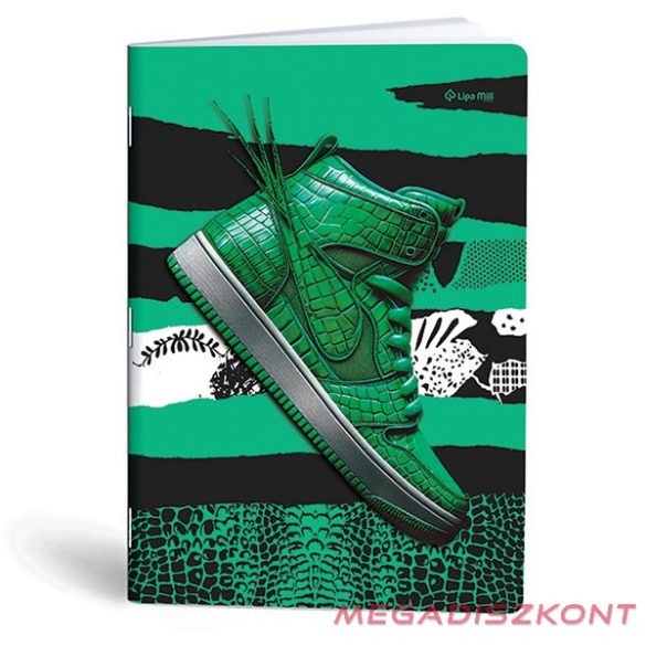 Füzet kockás LIPAMILL A/4 40 lapos Sneaker