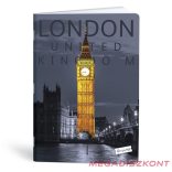 Füzet vonalas LIPAMILL A/4 40 lapos City attraction