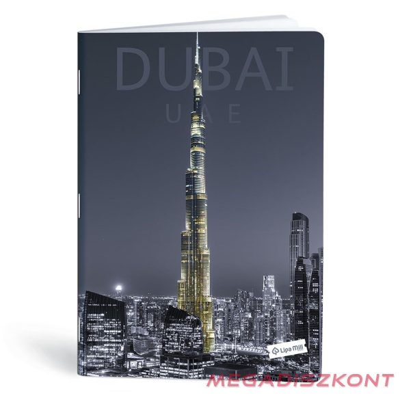 Füzet kockás LIPAMILL A/4 40 lapos City attraction