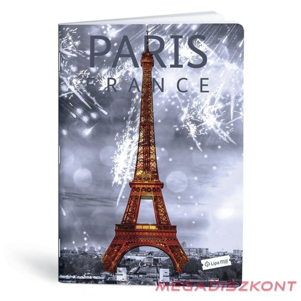 Füzet kockás LIPAMILL A/4 40 lapos City attraction