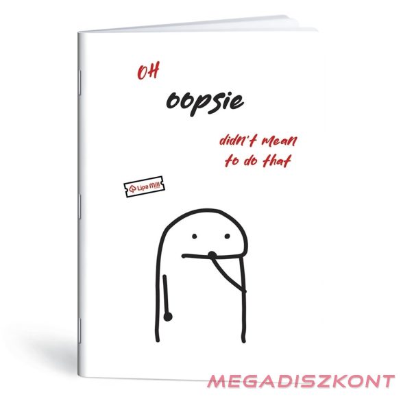 Füzet vonalas LIPAMILL A/4 40 lapos Meme