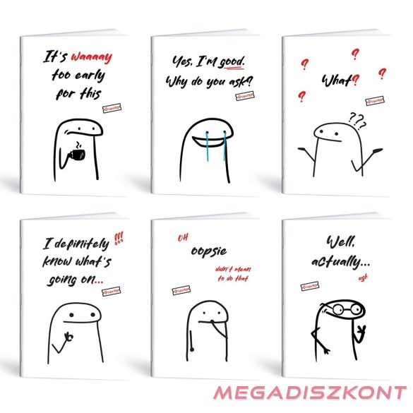 Füzet kockás LIPAMILL A/4 40 lapos Meme