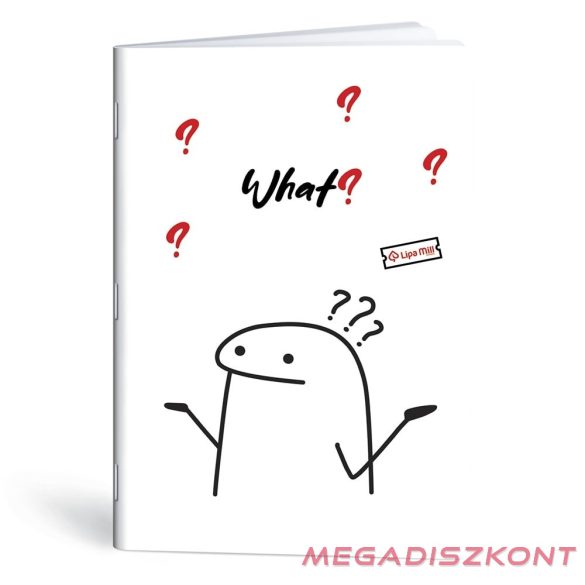 Füzet kockás LIPAMILL A/4 40 lapos Meme