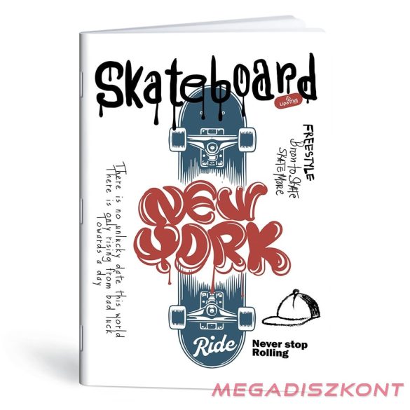 Füzet vonalas LIPAMILL A/4 40 lapos One colour