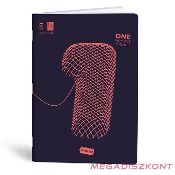 Füzet vonalas LIPAMILL A/4 40 lapos Numbers