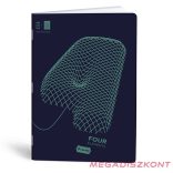 Füzet vonalas LIPAMILL A/4 40 lapos Numbers